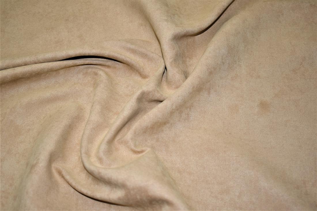 Dark Beige Plain Suede