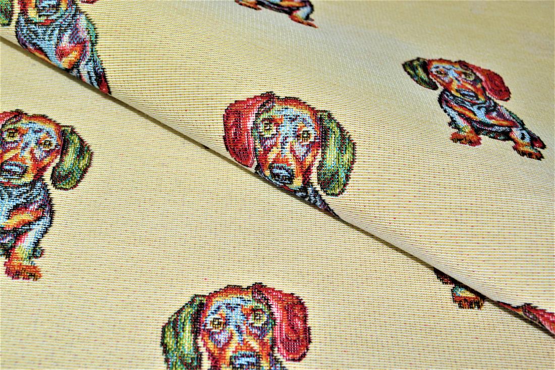 Natural Boxer All Over Printed Weight Tapestry