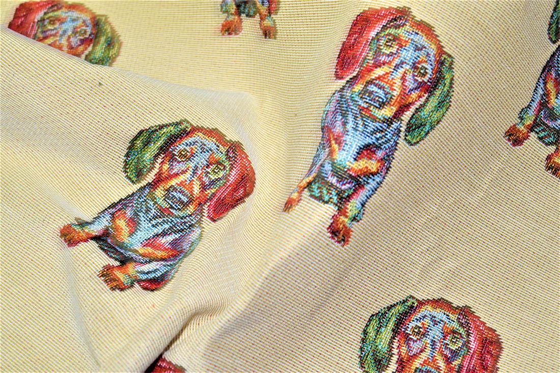 Natural Boxer All Over Printed Weight Tapestry