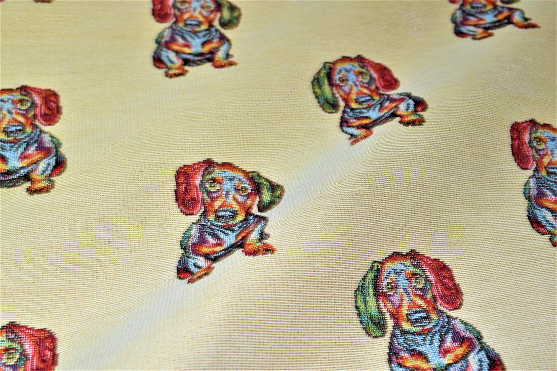 Natural Boxer All Over Printed Weight Tapestry