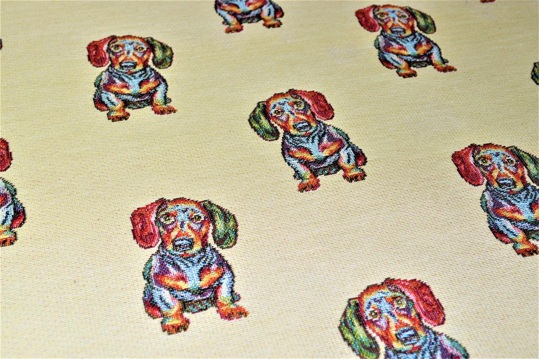 Natural Boxer All Over Printed Weight Tapestry