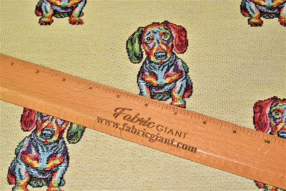 Natural Boxer All Over Printed Weight Tapestry