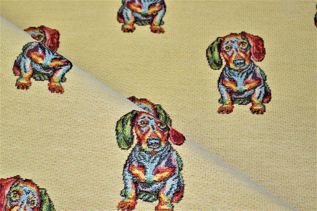 Natural Boxer All Over Printed Weight Tapestry