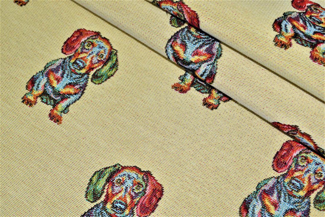 Natural Boxer All Over Printed Weight Tapestry