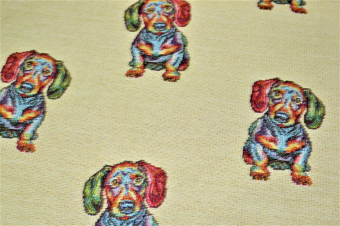 Natural Boxer All Over Printed Weight Tapestry