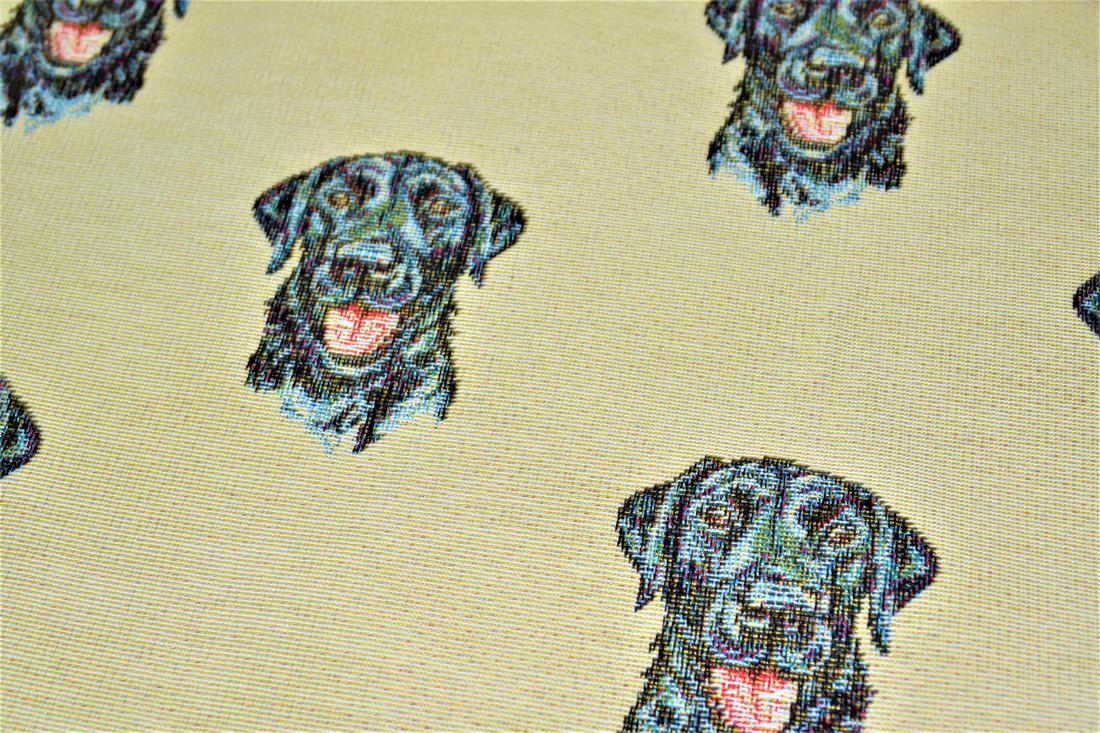 Natural Labrador All Over Printed Weight Tapestry