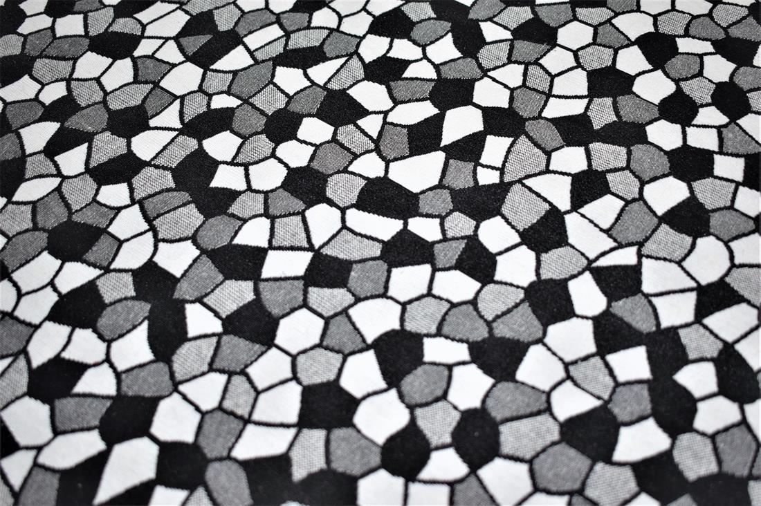 Black & White Gaudi Tapestry Fabric