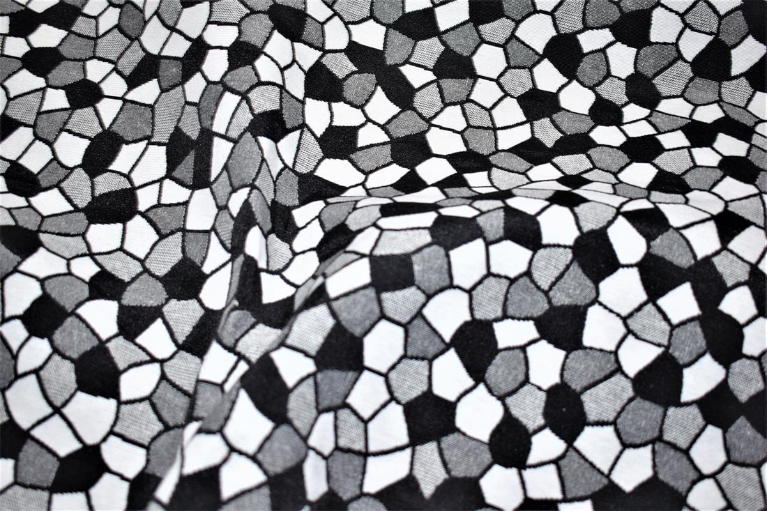 Black & White Gaudi Tapestry Fabric