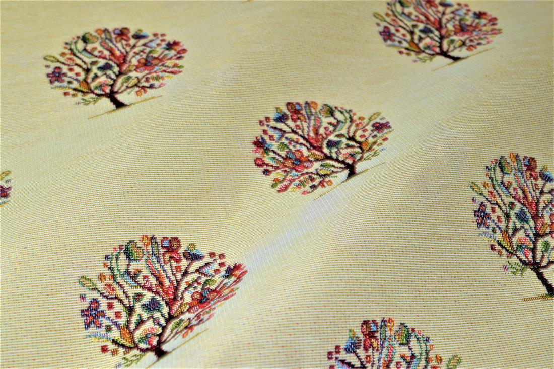 Natural Tree All Over Printed Weight Tapestry