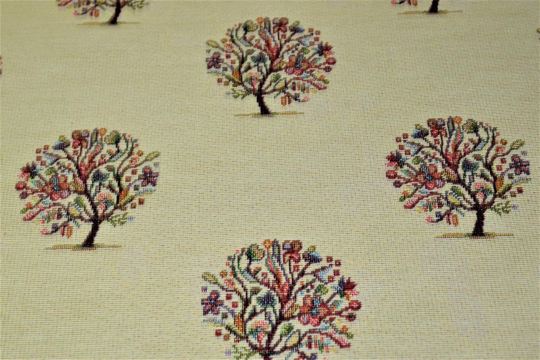 Natural Tree All Over Printed Weight Tapestry