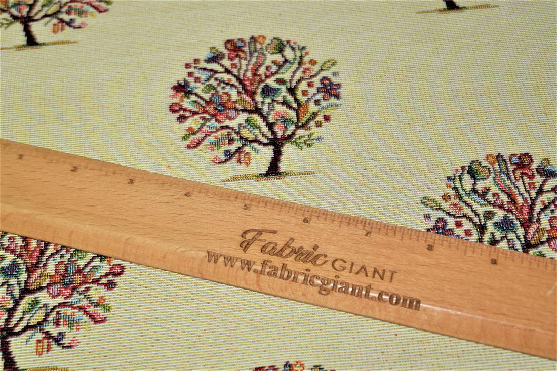Natural Tree All Over Printed Weight Tapestry