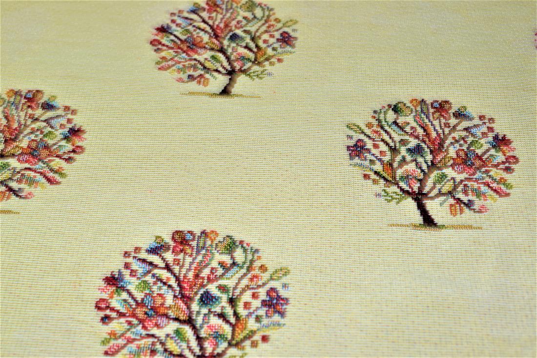Natural Tree All Over Printed Weight Tapestry