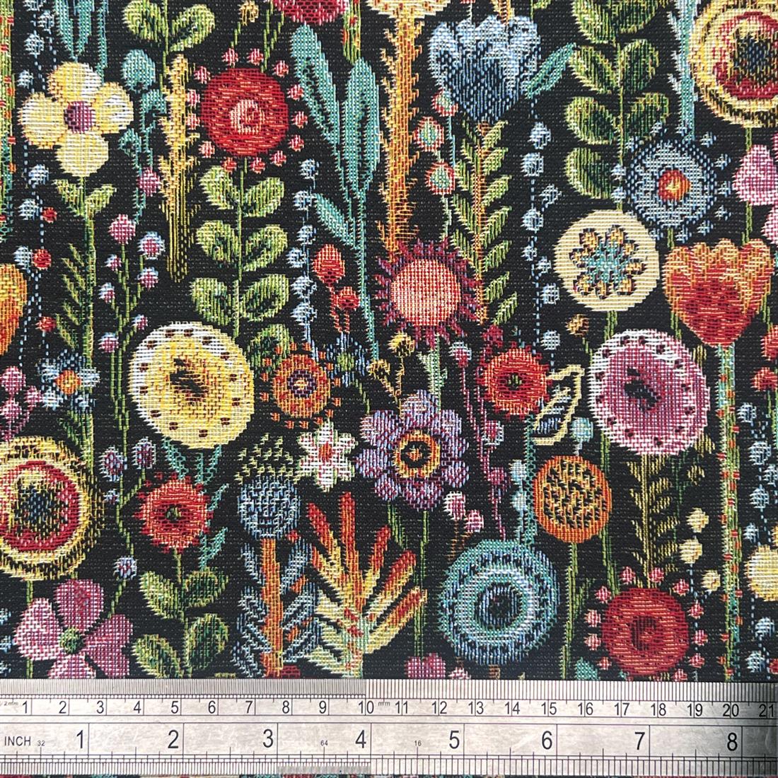 Ebony Kew Gardens Printed Lightweight Tapestry