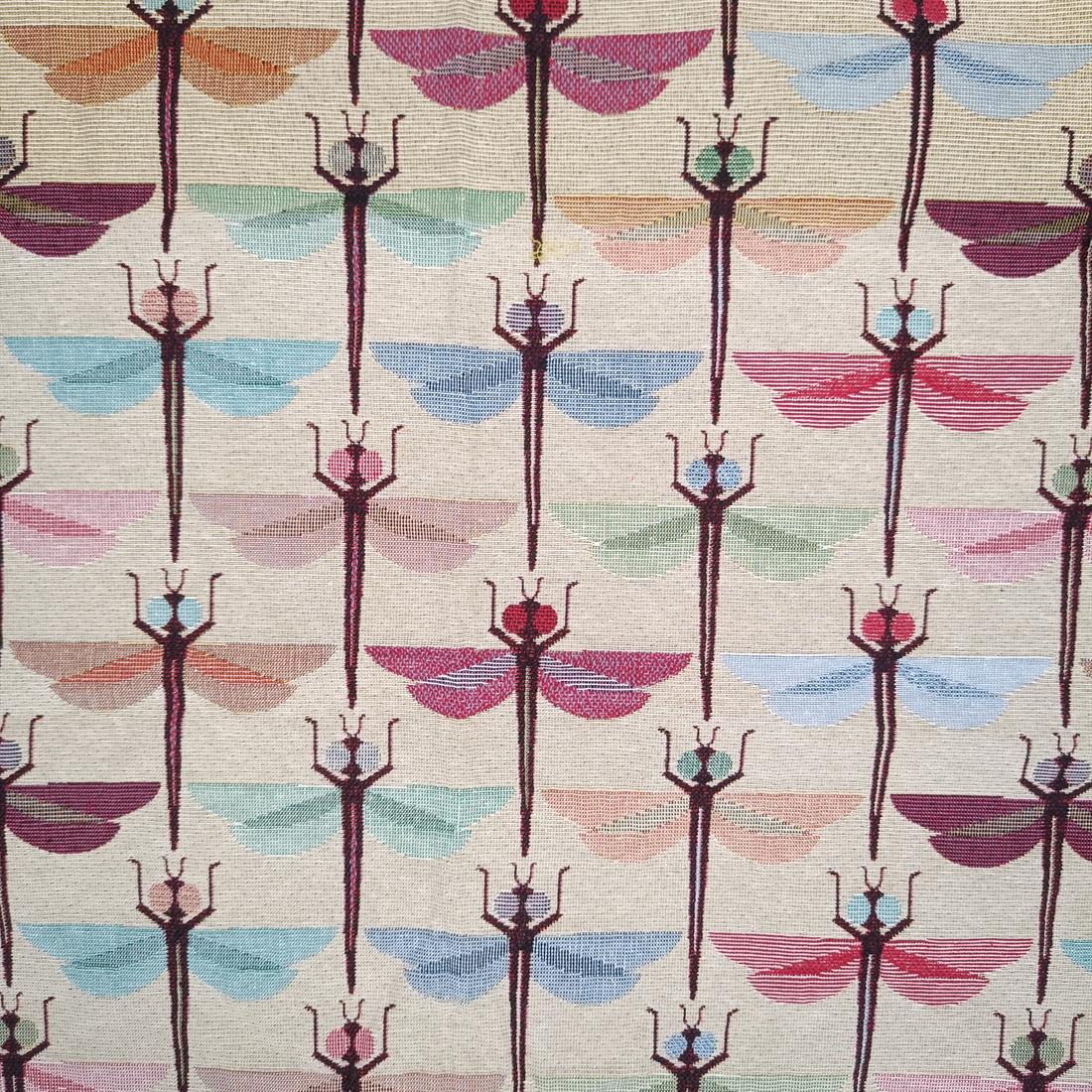 Natural Cut Dragonflies Printed Lightweight Tapestry