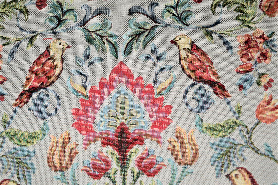 Silver William- Printed Weight Tapestry