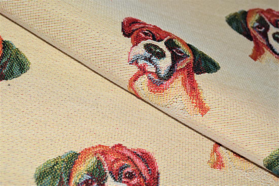 Beige Printed Weight Tapestry