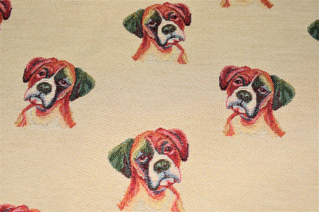 Beige Printed Weight Tapestry