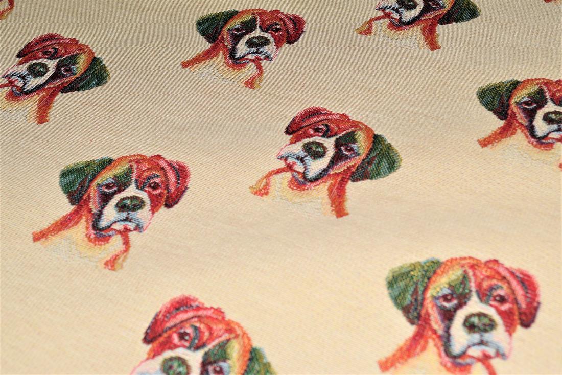 Beige Printed Weight Tapestry
