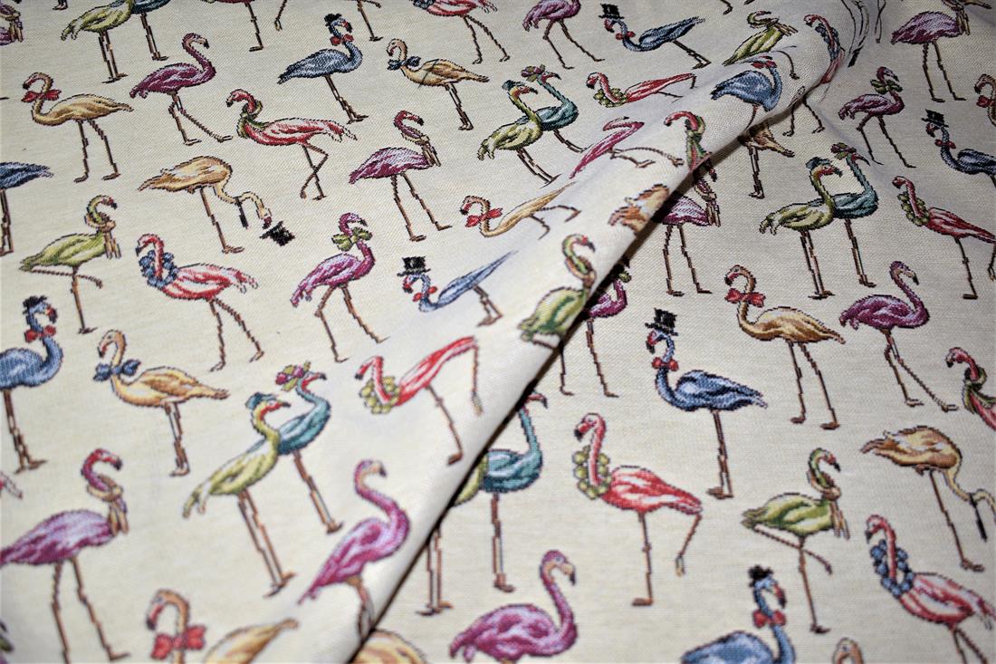 Flamingos Printed Weight Tapestry