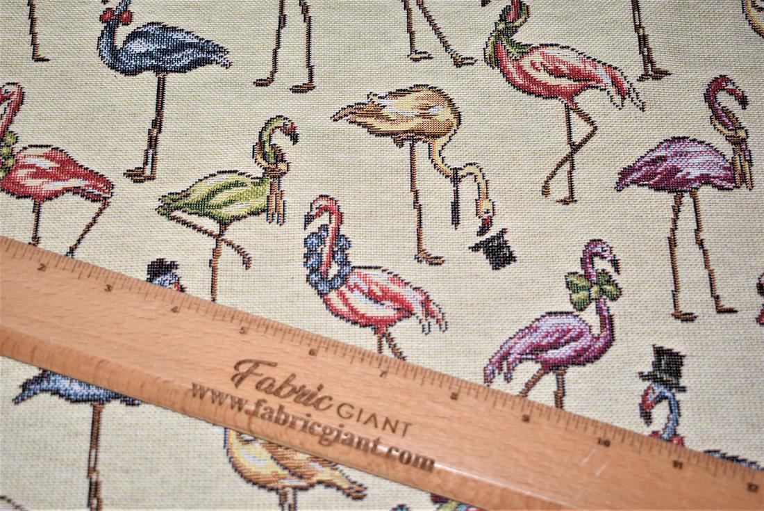 Flamingos Printed Weight Tapestry