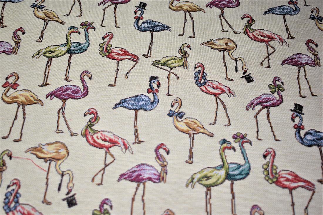 Flamingos Printed Weight Tapestry
