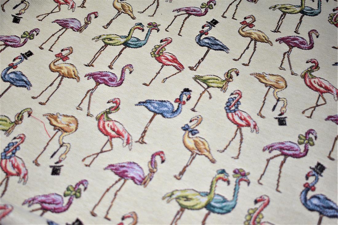 Flamingos Printed Weight Tapestry