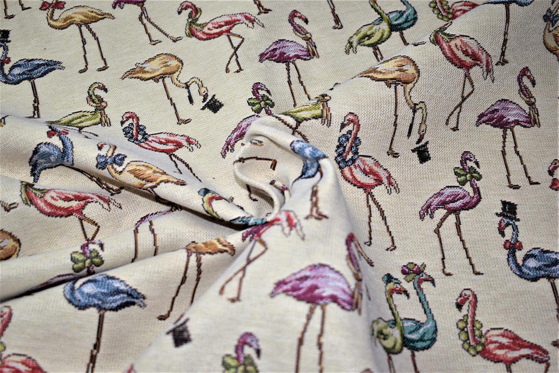 Flamingos Printed Weight Tapestry