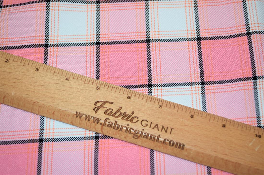 Tartan Print Fabric