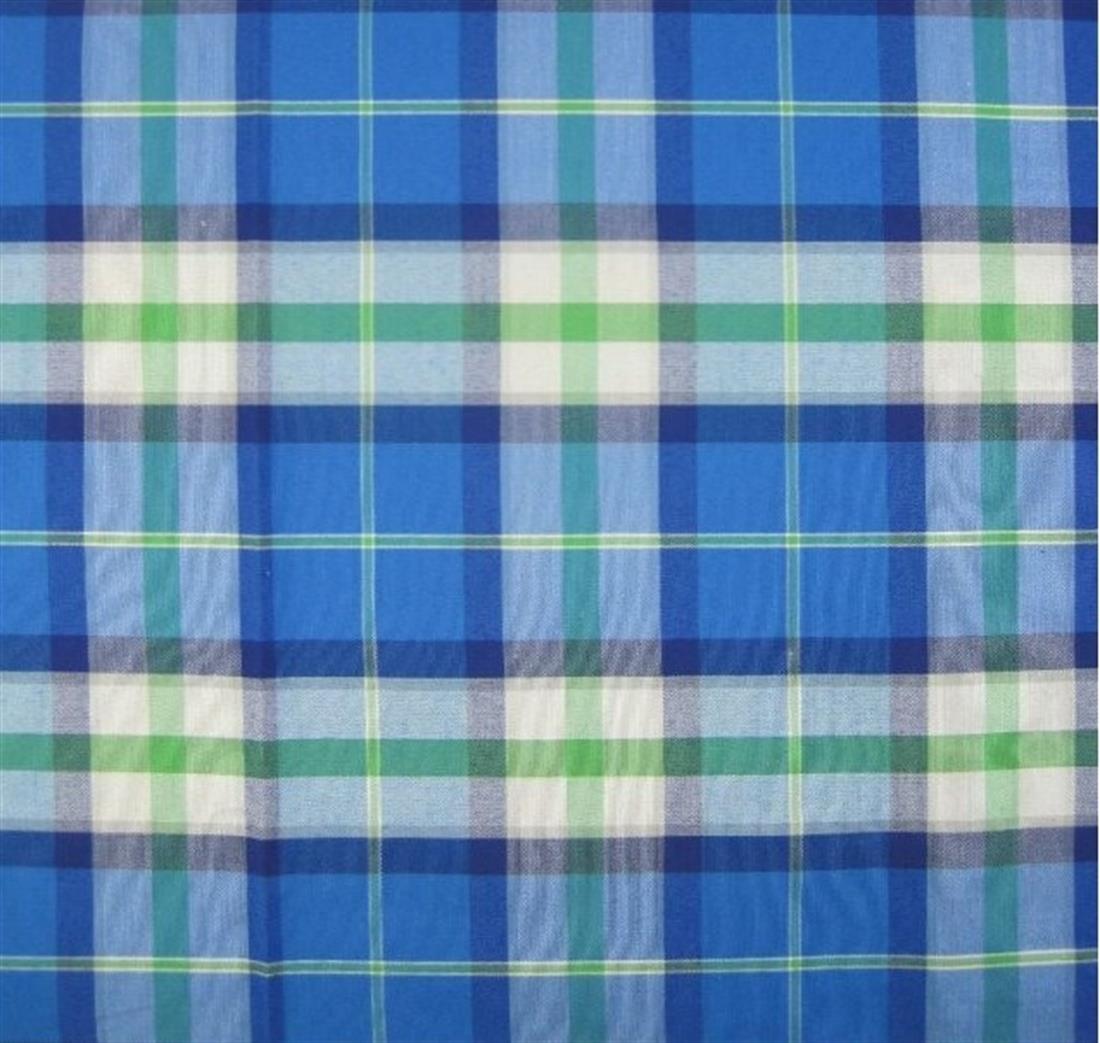 Polycotton CheckTartan Fabric