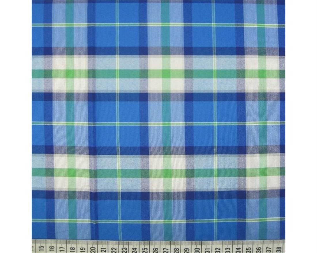 Polycotton CheckTartan Fabric