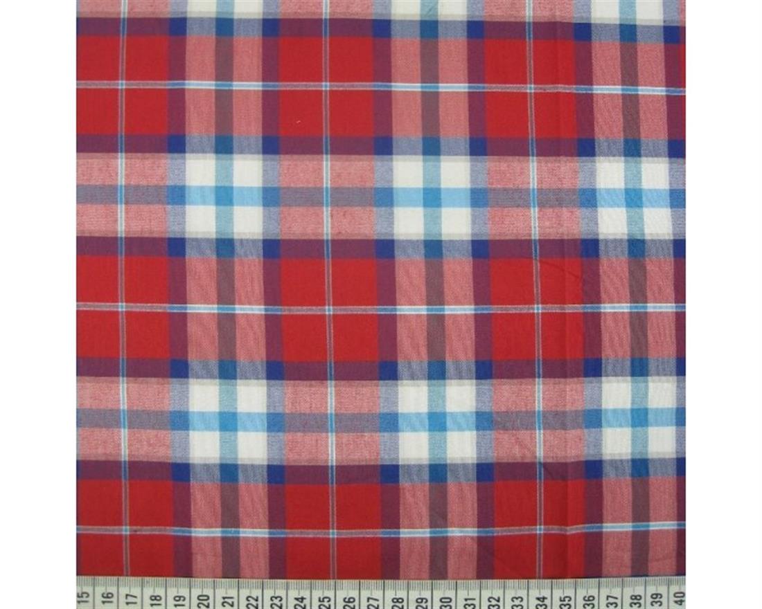 Polycotton CheckTartan Fabric