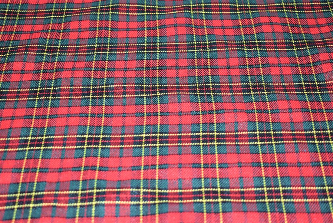 Red Tartan Fabric