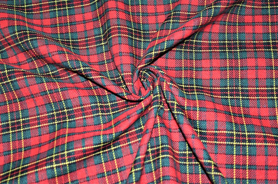 Red Tartan Fabric