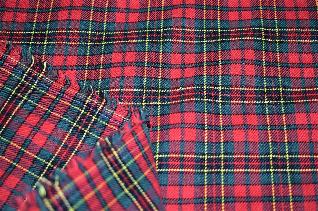 Red Tartan Fabric