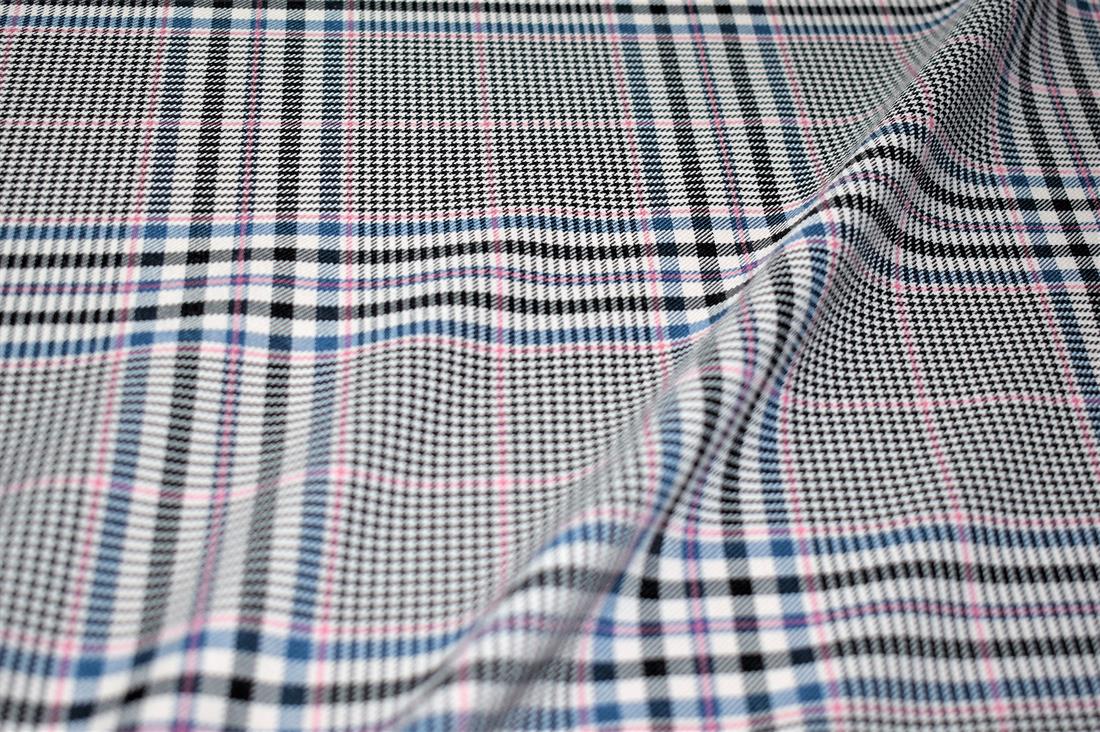 Grey Tartan Fabric