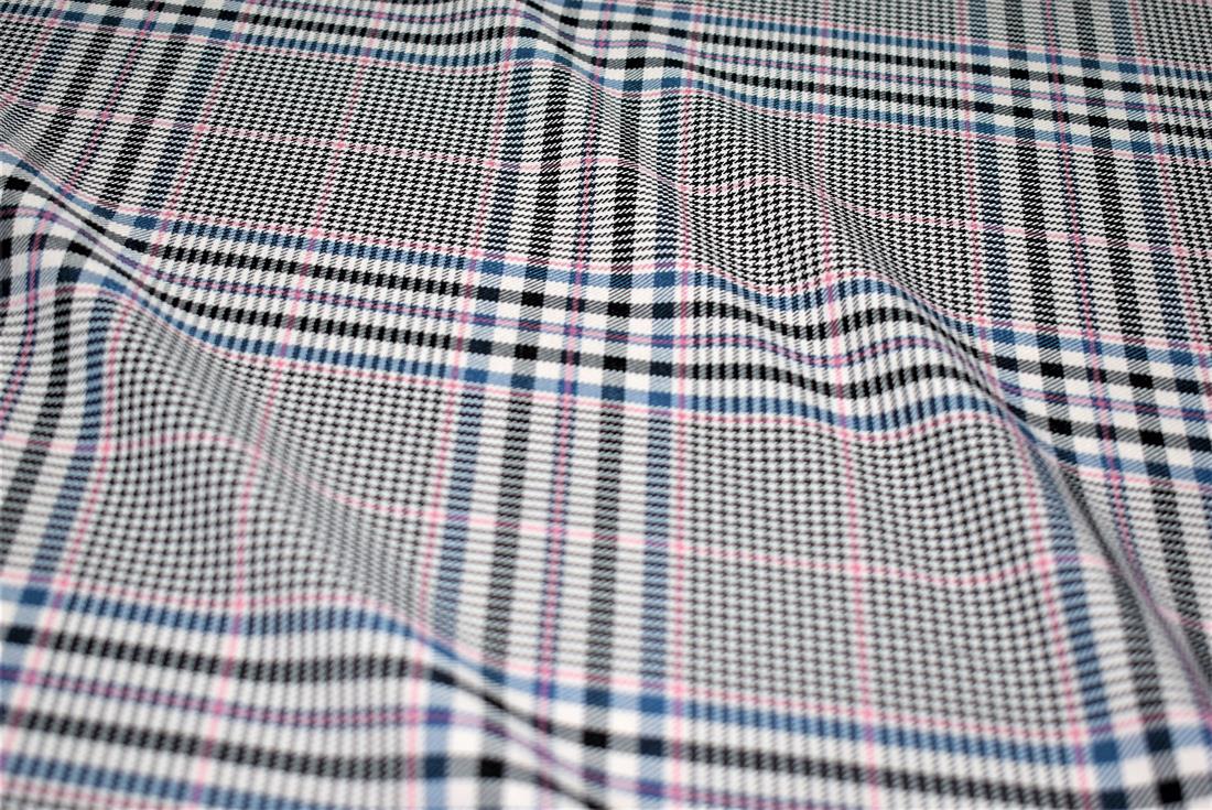 Grey Tartan Fabric