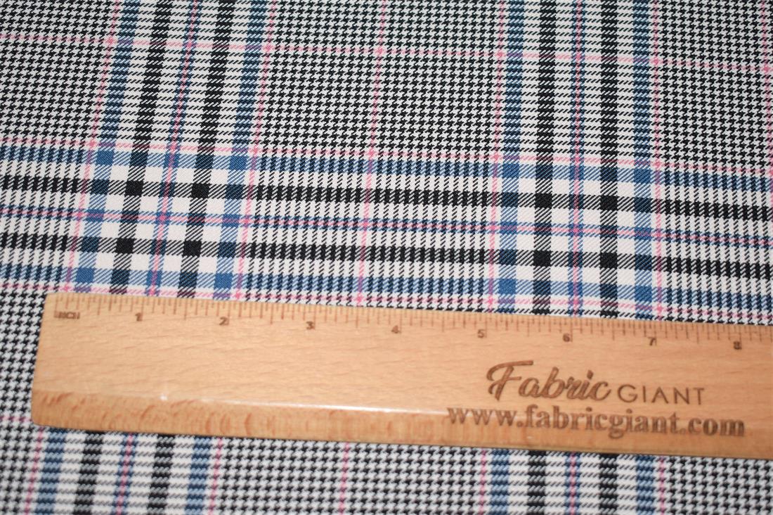 Grey Tartan Fabric