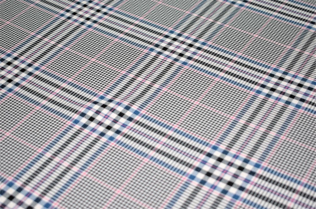 Grey Tartan Fabric