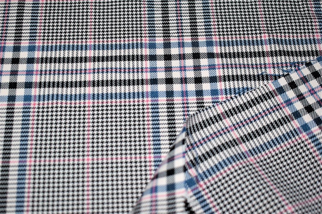 Grey Tartan Fabric