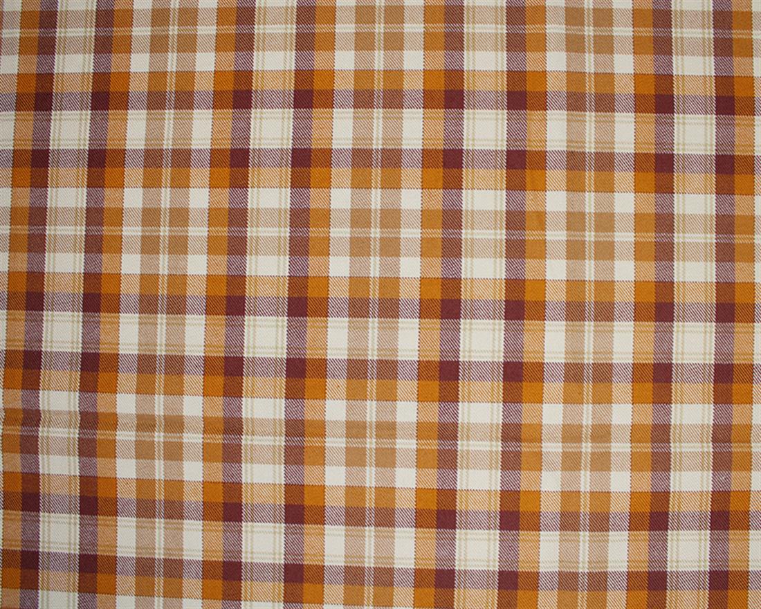 PolyViscose Tartan - Caramac Fabric