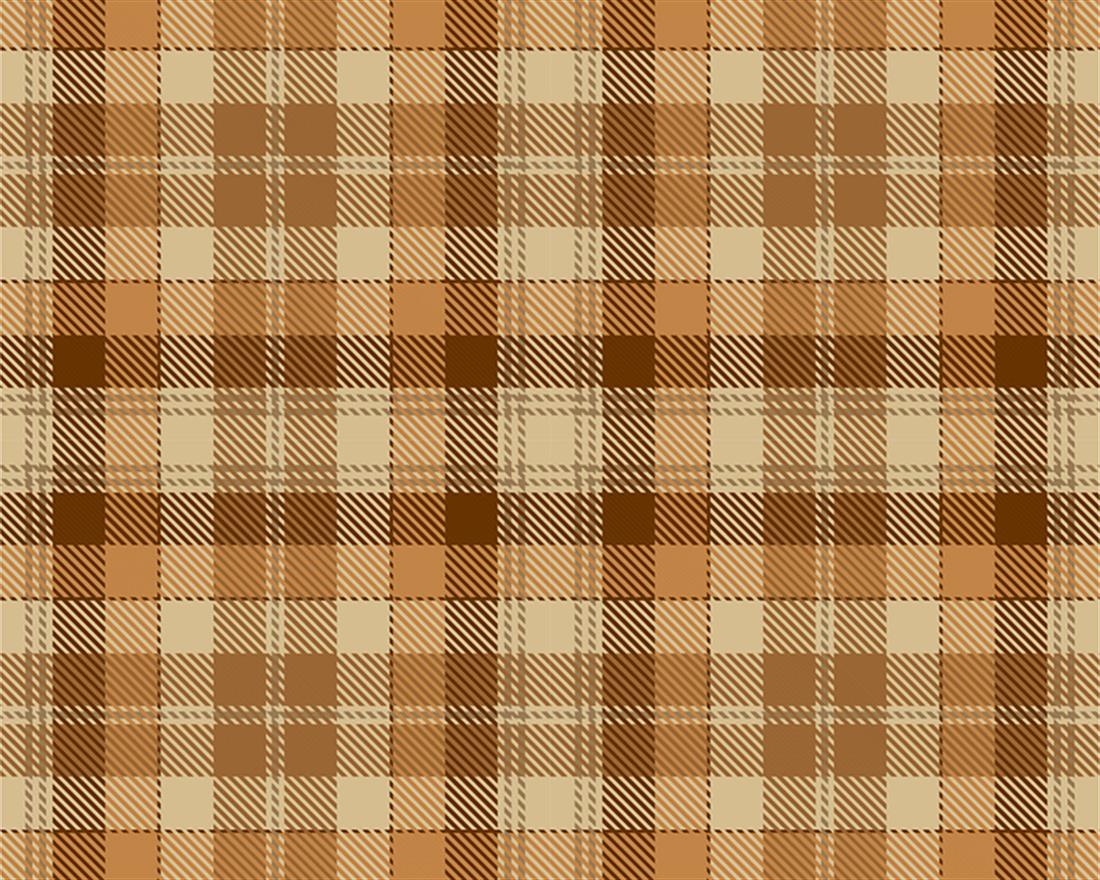 PolyViscose Tartan - Caramac Fabric