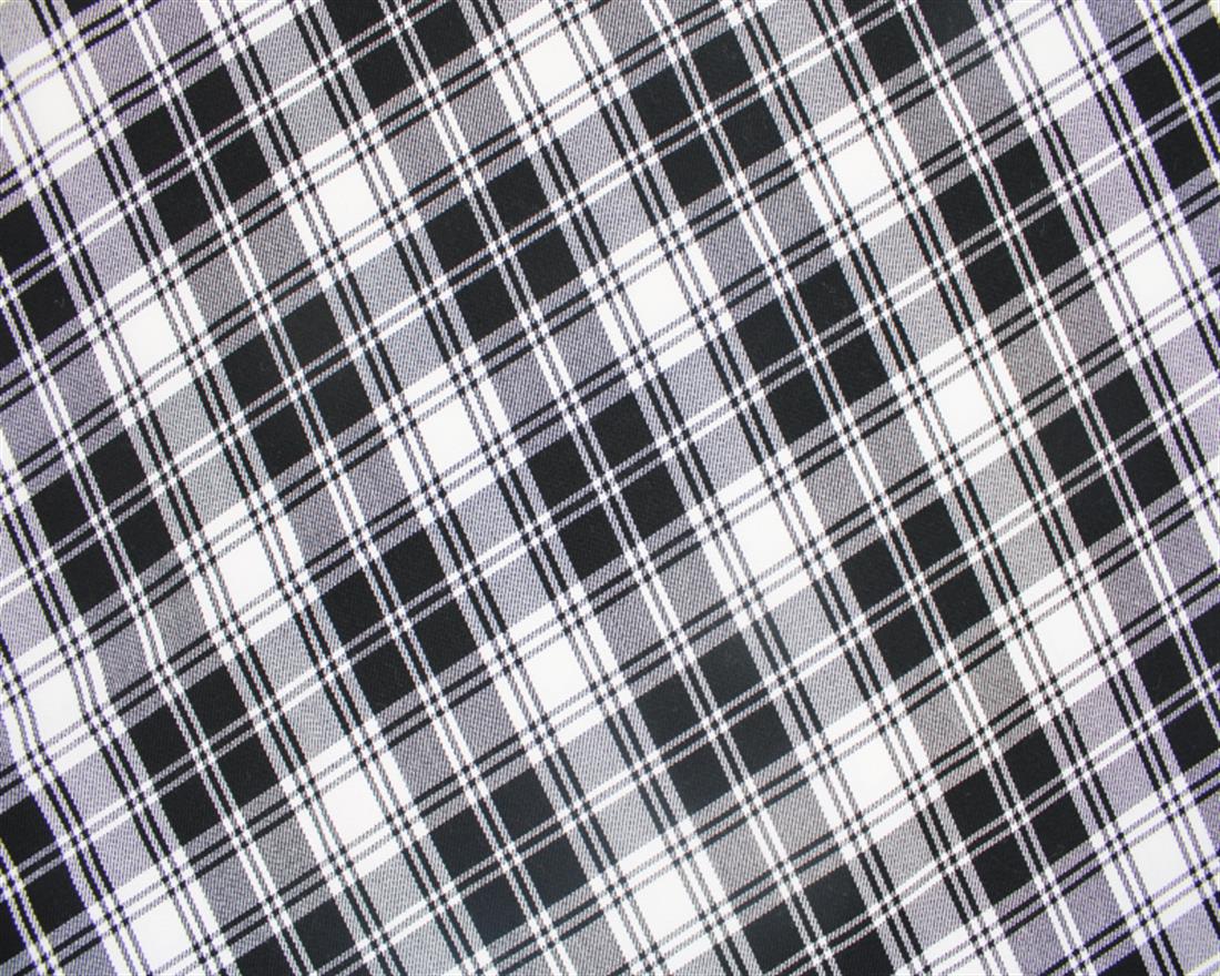 Polyviscose Tartan Black & White Is a Patterned Cloth Consisting of…