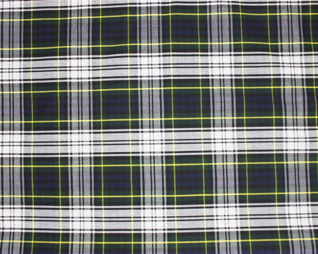 Navy Modern Campbell Tartan Fabric