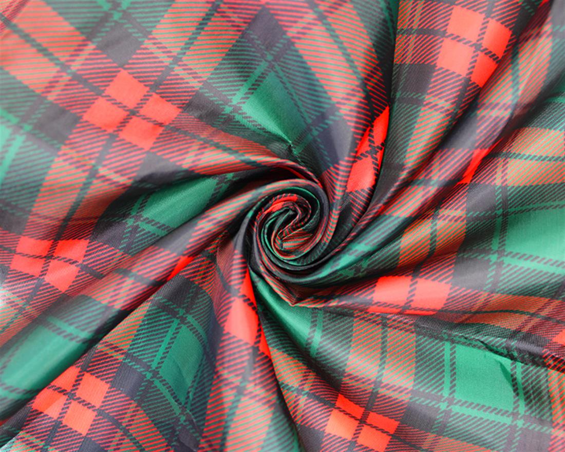 Green Traditional Tartan PolyesterHave a Very Plaid Christmas! Fabric