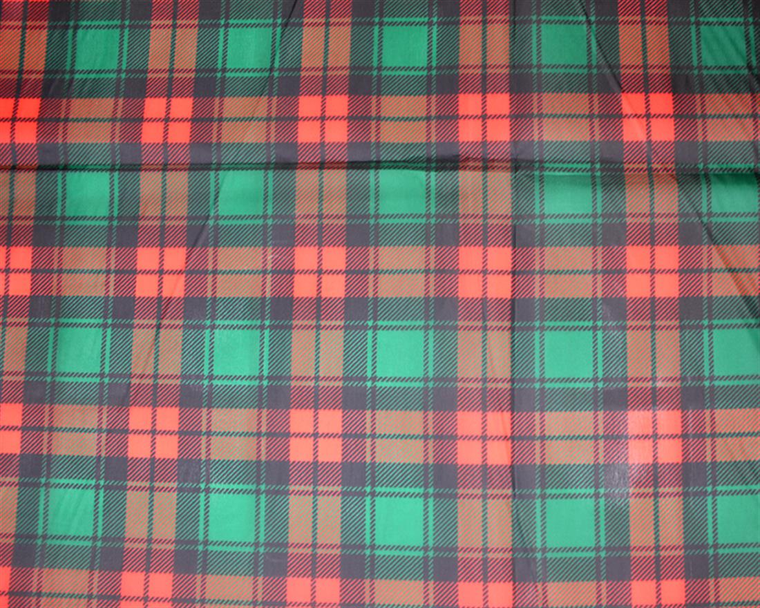 Green Traditional Tartan PolyesterHave a Very Plaid Christmas! Fabric
