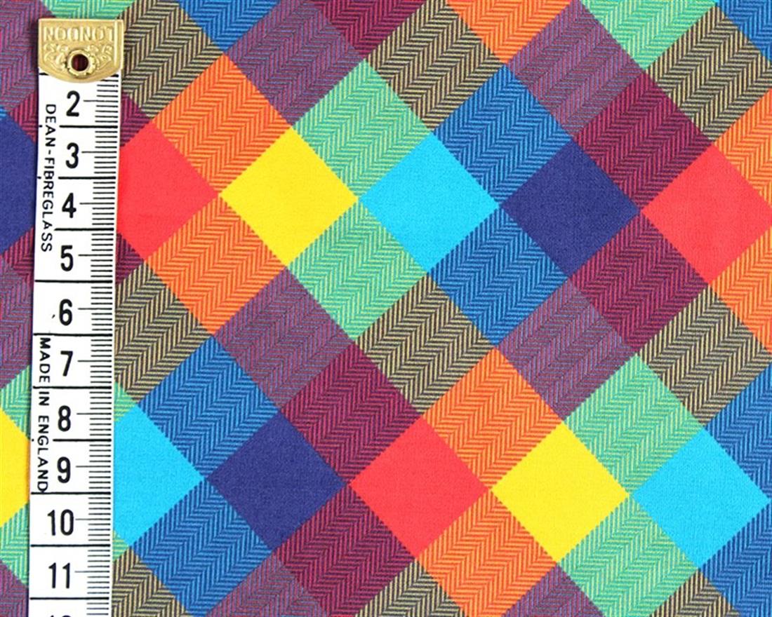 Little Johnny Digital Cotton Tartan In the Fabrics
