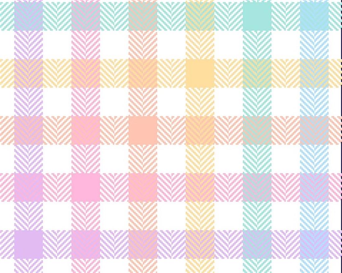 White Little Johnny Digital Cotton Tartan In the Fabrics