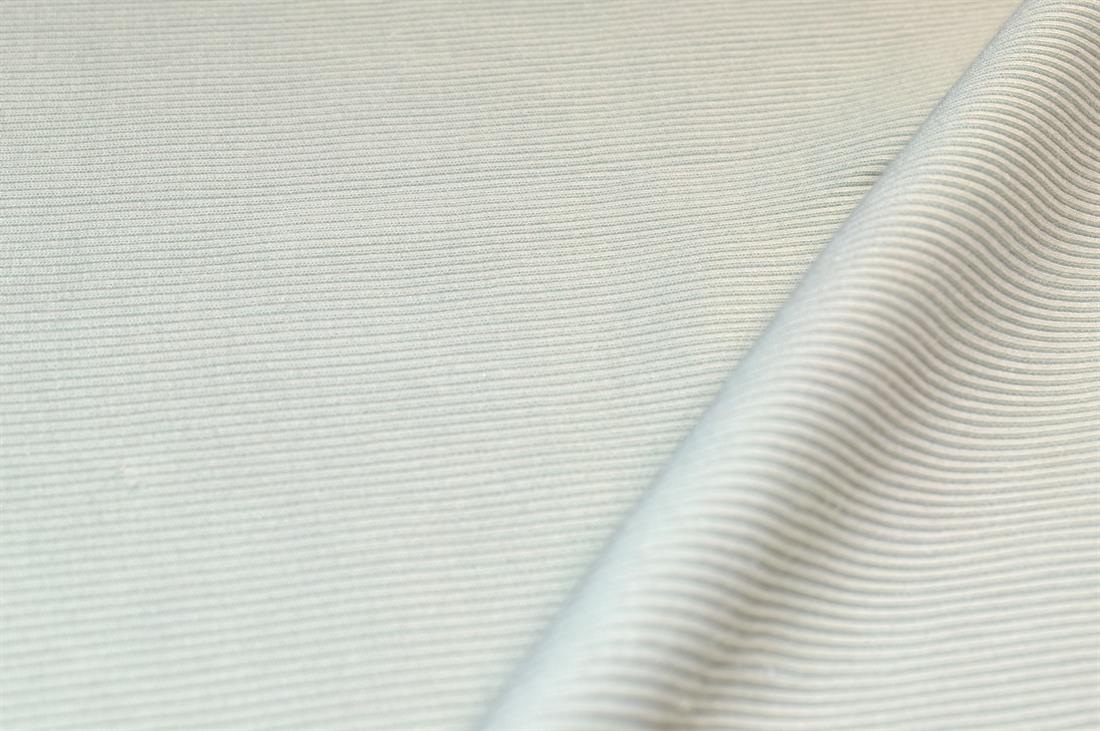 Cream Tubular Jersey Ribbing