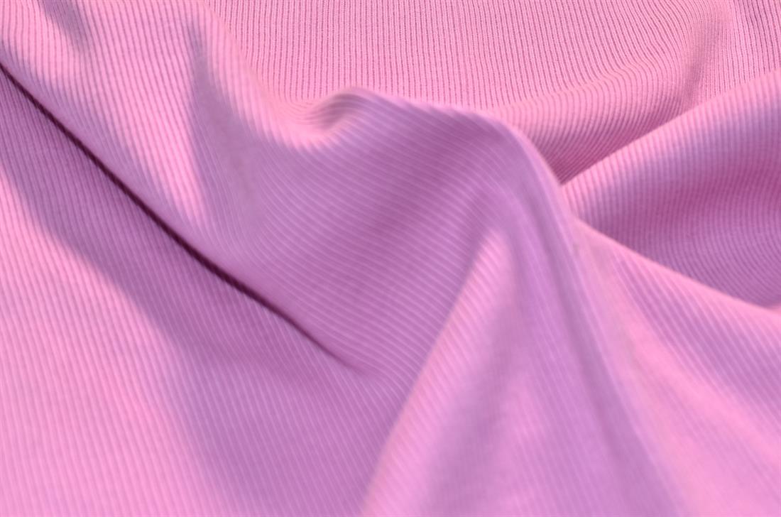 Dusky Pink Tubular Jersey Ribbing