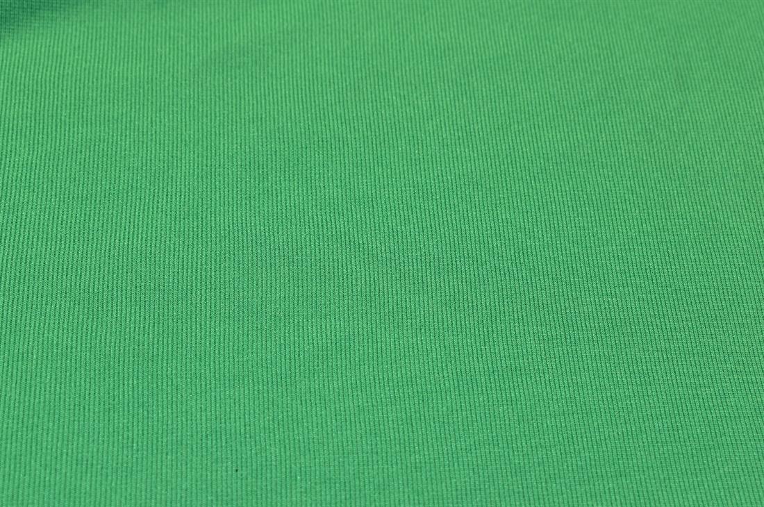 Green Tubular Jersey Ribbing